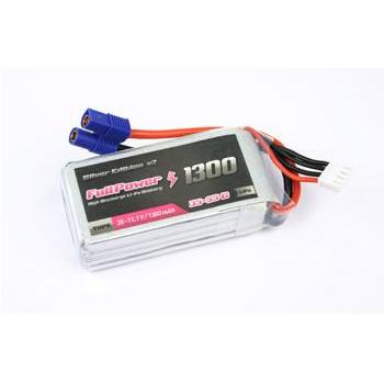 FullPower  3S 11.1V 1300mAh 35C Silver Edition V2 EC3